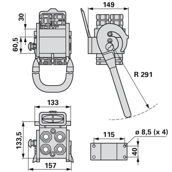 Multikuppler 2 P 510 Mobilteil